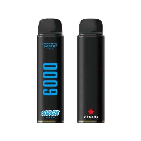 Slugger Black Disposable Vape - Strawberry Mango Ice 50mg (6000 Puffs) In  Pakistan