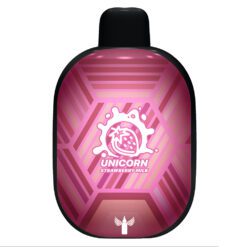 Dr.Vapes Panther Bar Disposable Vape— Unicorn Strawberry Milk —50mg (5500 Puffs)