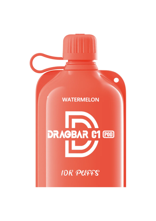 Dragbar C1 Disposable Pod- Watermelon (10000Puffs)
