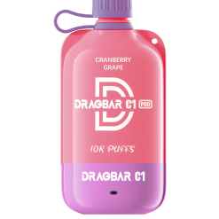 Dragbar C1 Disposable Vape- Cranberry Grape (10000Puffs)