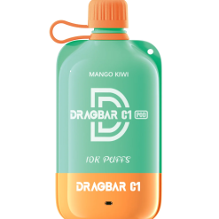 Dragbar C1 Disposable Vape- Mango Kiwi (10000Puffs)