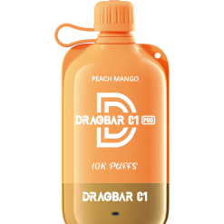 Dragbar C1 Disposable Vape- Peach MAngo (10000Puffs)