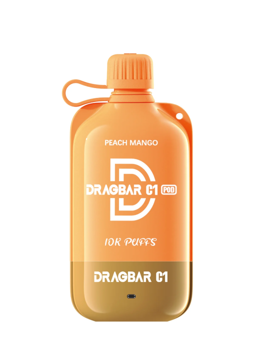 Dragbar C1 Disposable Vape- Peach MAngo (10000Puffs)
