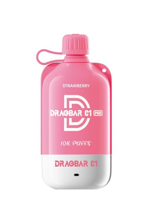 Dragbar C1 Disposable Vape- Strawberry (10000Puffs)