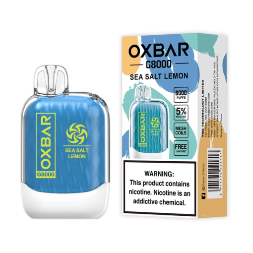 Oxbar G8000 Disposable Vape — Sea salt lemon