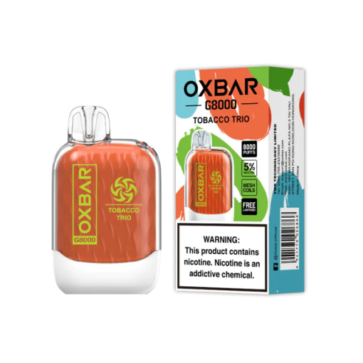 Oxbar G8000 Disposable Vape — Tobacco trio