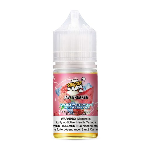 SLUGGER Jaw Breaker Salt - Lychee Watermelon Strawberry Ice 30ml (20, 35, 50mg)