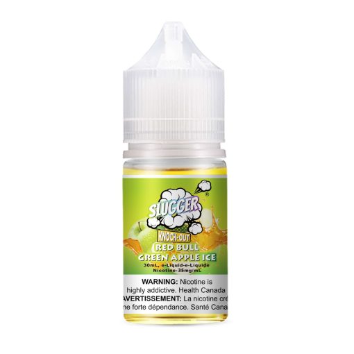 SLUGGER Knock Out Salt - Red Bull Green Apple Ice 30ml (20, 35, 50mg)