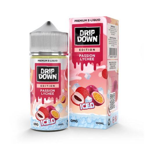 Drip Down E-Juice—Passion Lychee Ice 100ml