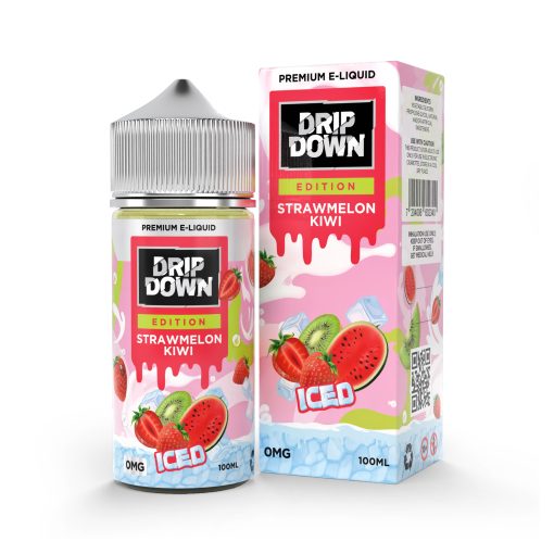 Drip Down E-Juice—Strawmelon Ice 100ml