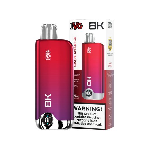 IVG 8000 Puffs Grape-Apple-Ice 2