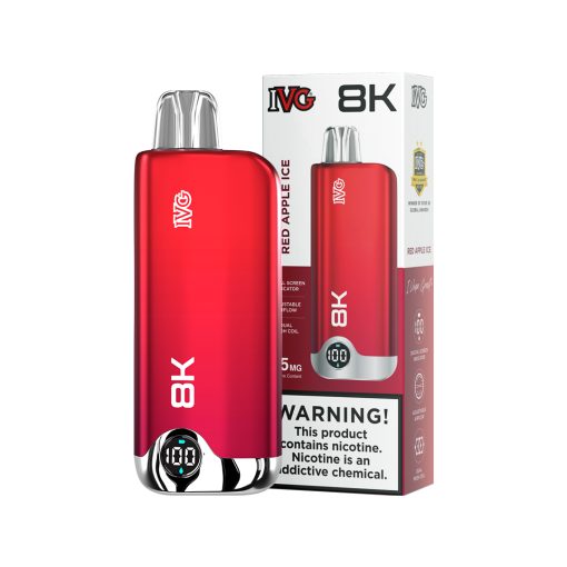 IVG 8000 Puffs Red-Apple-Ice 2