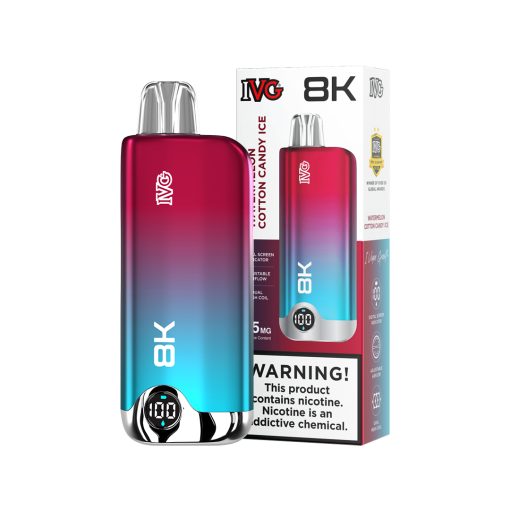 IVG 8000 Puffs Watermelon-Cotton-Candy-Ice 1