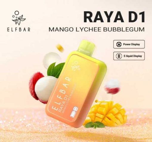 Elfbar-Raya-D1-Mango-Lychee-Bubblegum-