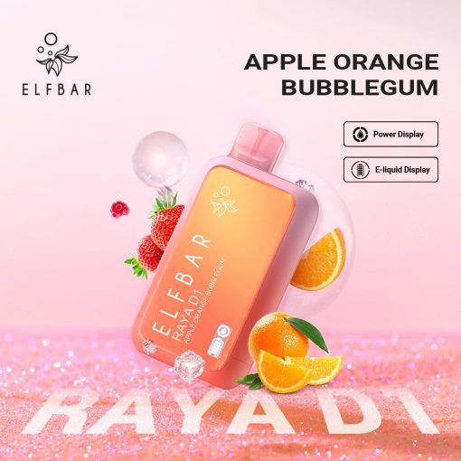 Elfbar-Raya-D1-Peach-Apple-Orange-Bubblegum