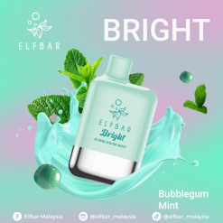 Elfbar Bright Disposable 6000 Puffs-Bubble gum mint