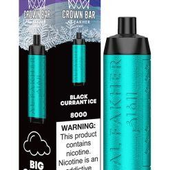 Al Fakher Crown Bar Blackcurrant Mint Ice 8000 Puffs 5Mg