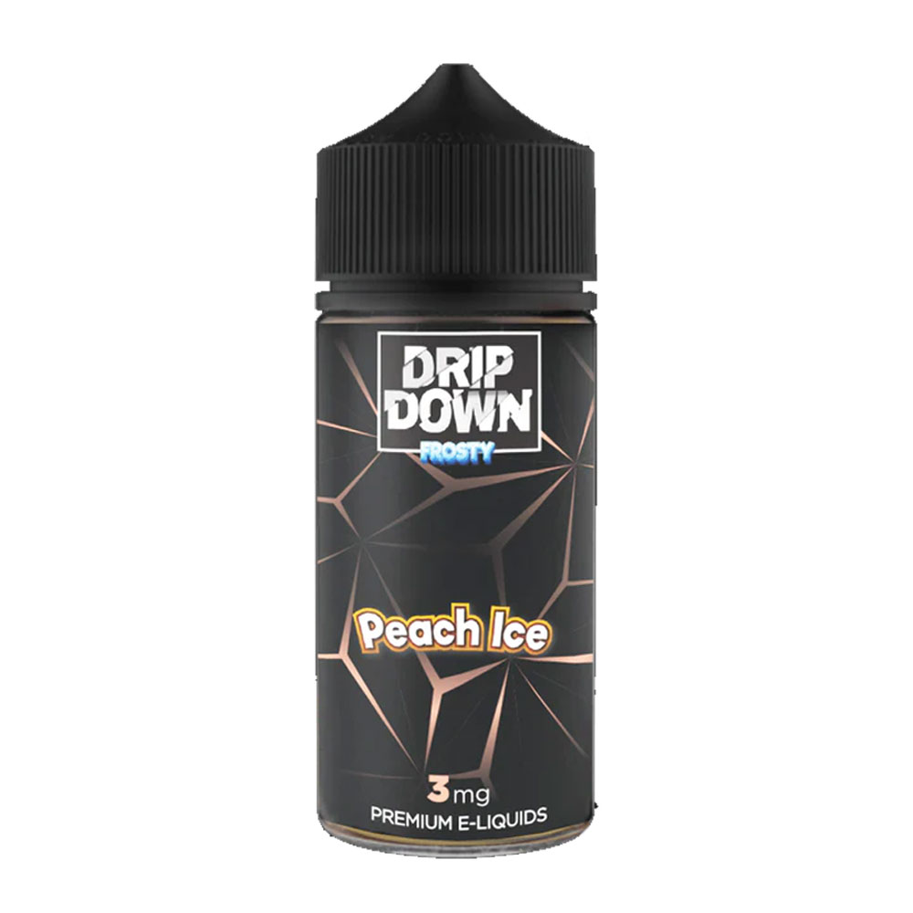 Drip Down ELiquids  Frosty Peach Ice 100ml (3, 6 mg) | Best Price In  Pakistan