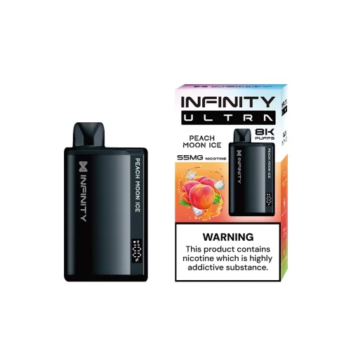 Infinity Bar Ultra Disposable - Peach Moon Ice 55mg (8000Puffs)