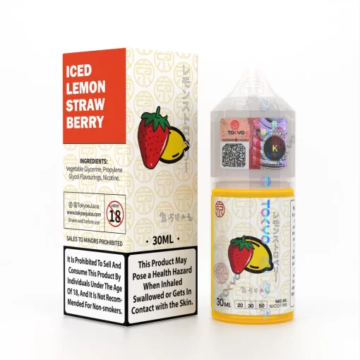 Tokyo Salt - Iced Lemon Strawberry 30ml (30, 50mg)