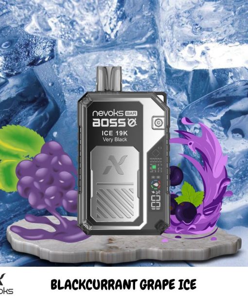 Nevoks Bar Boss Disposable - Blackcurrant Grape Ice 35mg (19000Puffs)