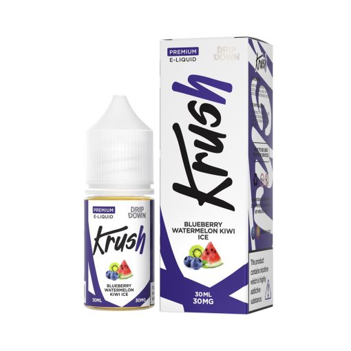 Drip down Krush – Blueberry Watermelon Kiwi Ice 30ml (30, 50mg)