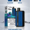 Fusion 2 in 1 Disposable Vape - Blue Raspberry Plum + Blue Raspberry Ice 20mg (15000Puffs)