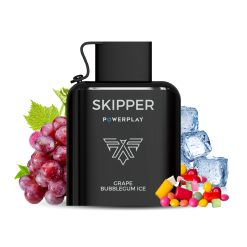 Skipper Powerplay - Grape Bubblegum Ice Disposable Pod (16000 Puff) (50Mg)