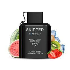 Skipper Powerplay - Watermelon Strawberry Kiwi Ice Disposable Pod (16000 Puff) (50Mg)