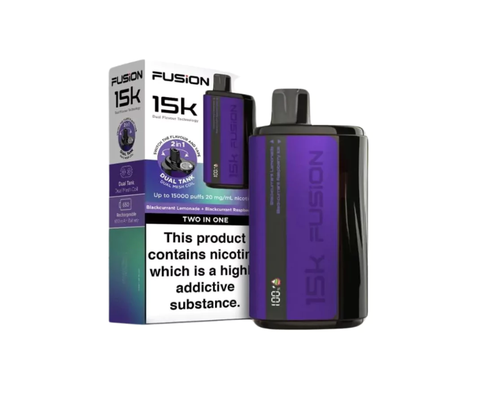 Ivg Fusion 2 in 1 Disposable Vape – Blackcurrant Lemonade ...