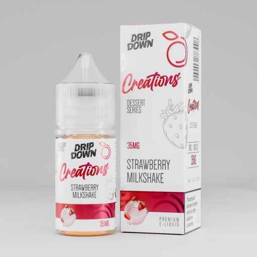 Drip Down Strawberry Milkshake