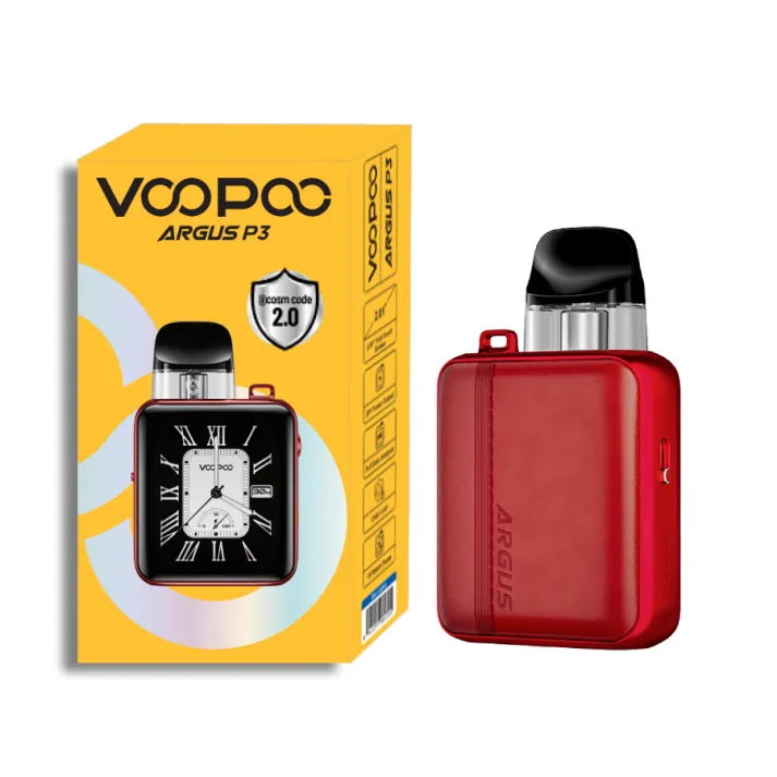 Voopoo Argus P3 Red Leather