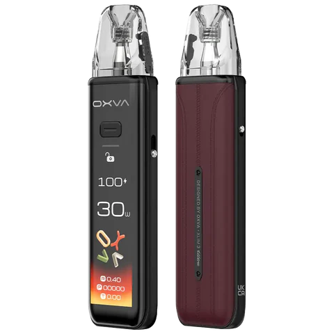 Oxva xlim 3 ultra pod vape kit bordeaux red
