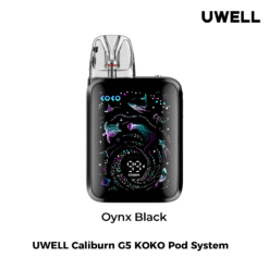 Uwell Caliburn G5 KOKO Pod Kit - Onyx Black Color - VapeBar Pakistan