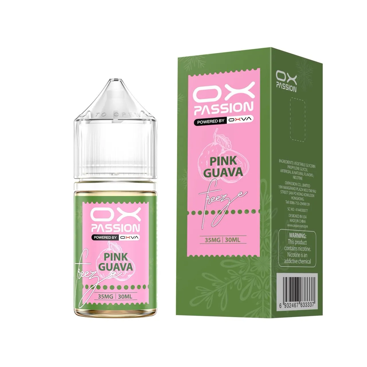 Ox Passion Freeze - Pink Guava 30ml (35/55mg)