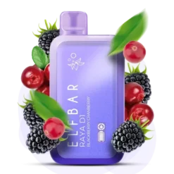 ElfBar Raya D1- Blackberry Cranberry (13000 Puffs)