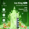 Elf Bar Ice King Pro 40K Disposable Vape – Kiwi Passionfruit Guava (50mg) (40,000 Puffs)