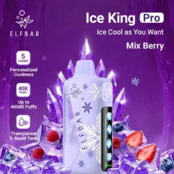 Elf Bar Ice King Pro 40K Disposable Vape – Mix Berry (50mg) (40,000 Puffs)
