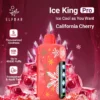 Elf Bar Ice King Pro Disposable Vape – California Cherry (50mg) (40,000 Puffs)
